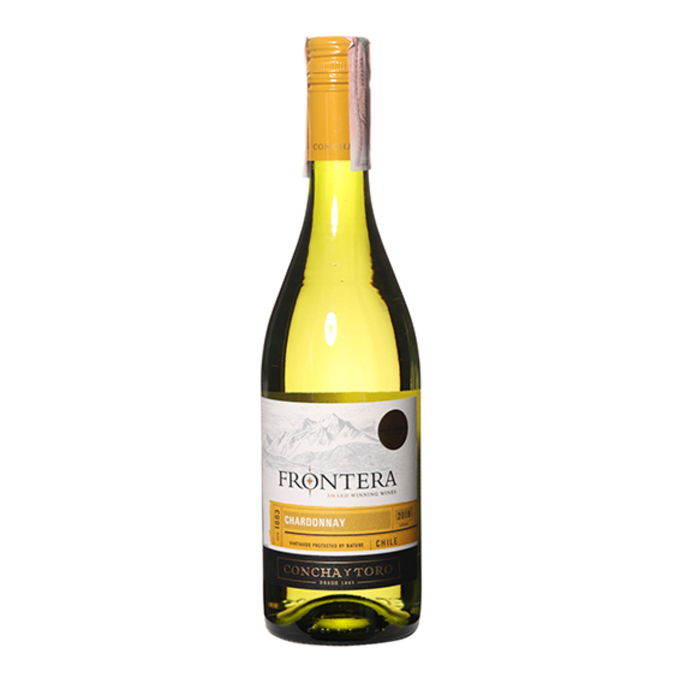 Вино Frontera Шардоне белое полусухое 13% 0,75л