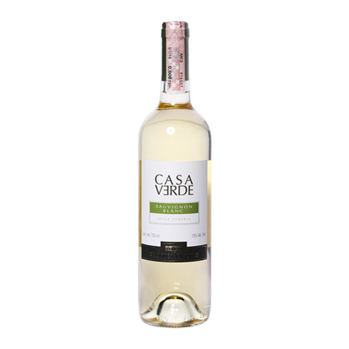 Casa Verde Sauvignon Blanc White Dry Wine 12% 0,75l