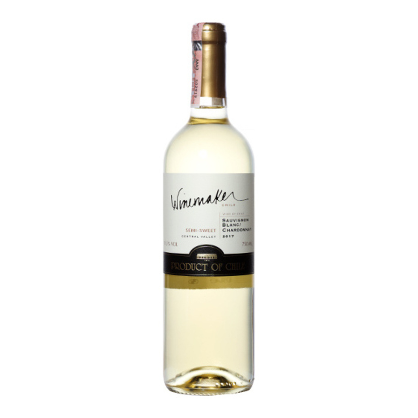 Вино Winemaker Совіньйон Блан-Шардоне біле напівсолодке 12% 0,75л