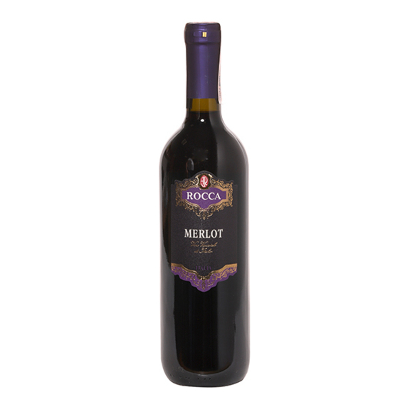 Wine Rocca Merlot Varietale d'Italia red semi-dry 12% 0,75l