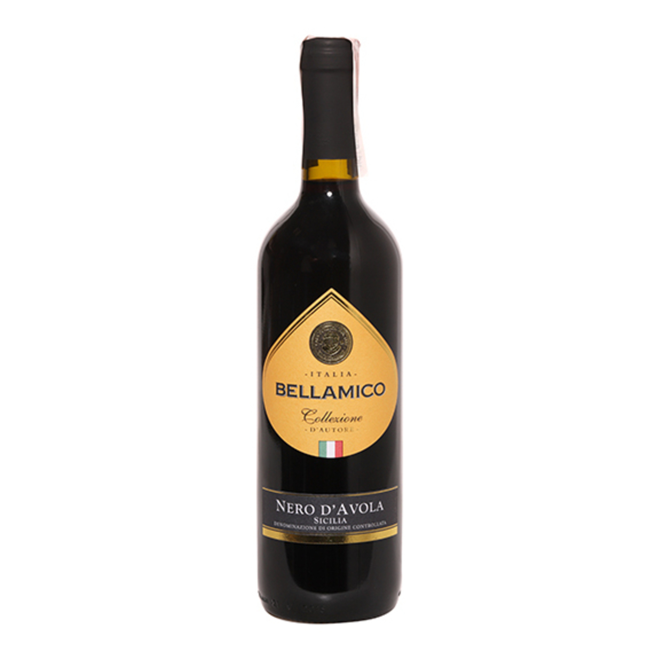 Вино Bellamico Nero d'Avola Silicia DOC красное сухое 13,5% 0,75л