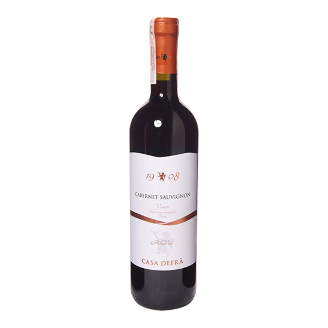 Вино Casa Defra Cabernet Sauvignon Trevenezie червоне напівсолодке 12% 0,75л