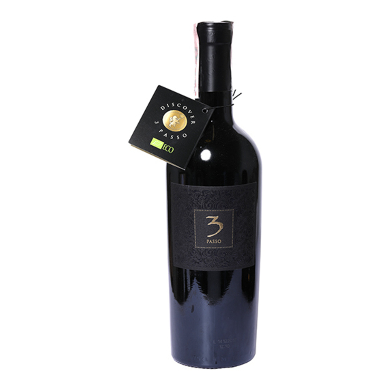 Вино 3 Passo Biologico красное полусухое 14% 0,75л
