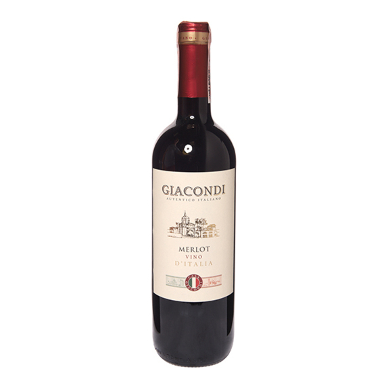 Вино Giacondi Merlot Delle Venezie червоне напівсолодке 12% 0,75л