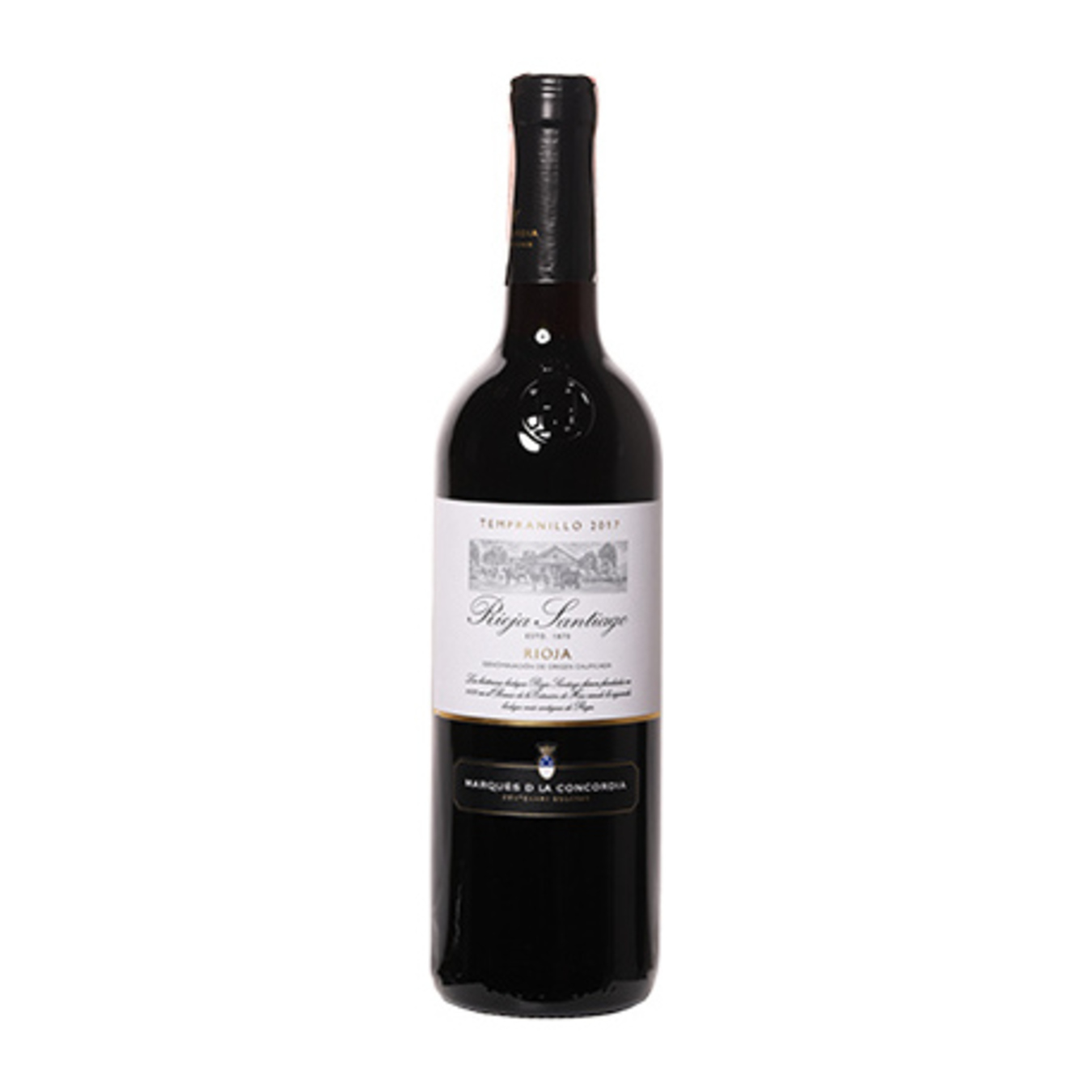 Вино Rioja Santiago Tempranillo Rioja червоне солодке 14% 0,75л