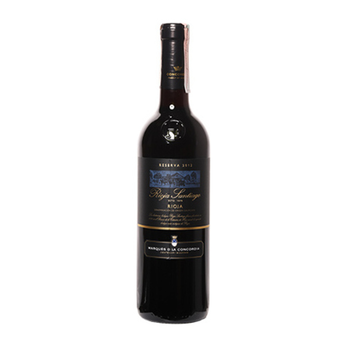 Вино Rioja Santiago Reserva Rioja червоне напівсолодке 13,5% 0,75л