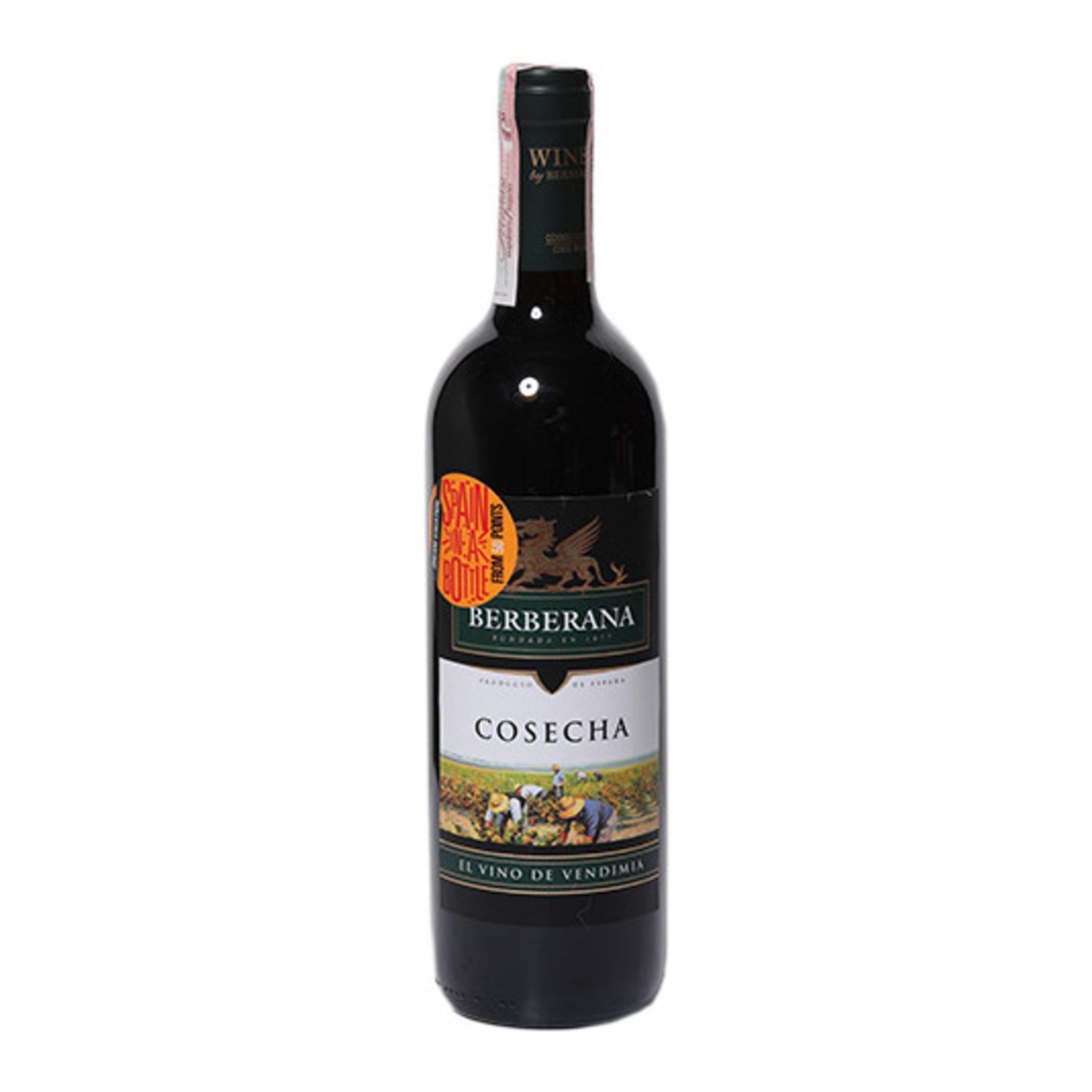 Вино Berberana Cosecha Tinto красное сухое 13% 0,75л
