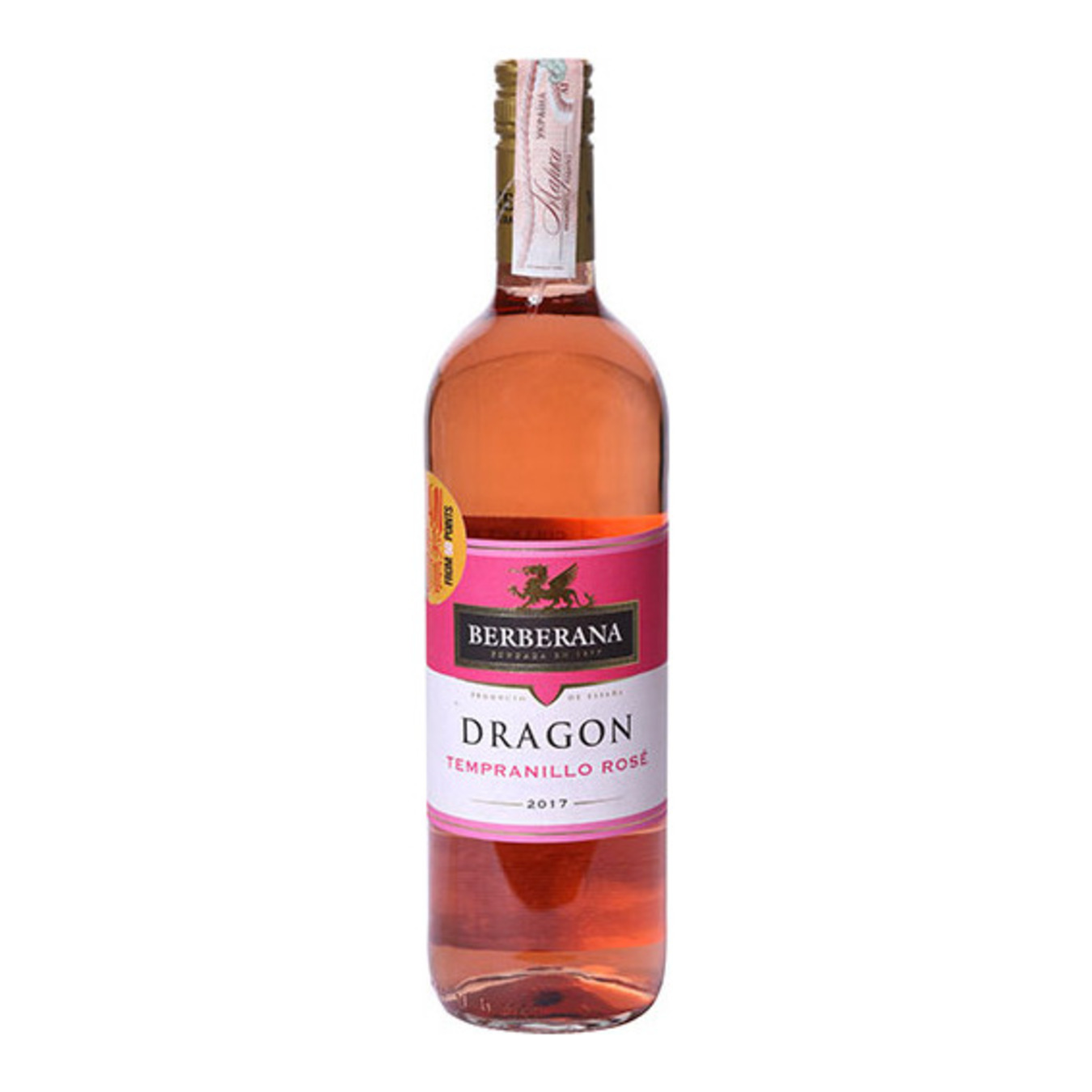 Вино Berberana Dragon Tempranillo Rose розовое сухое 12% 0,75л