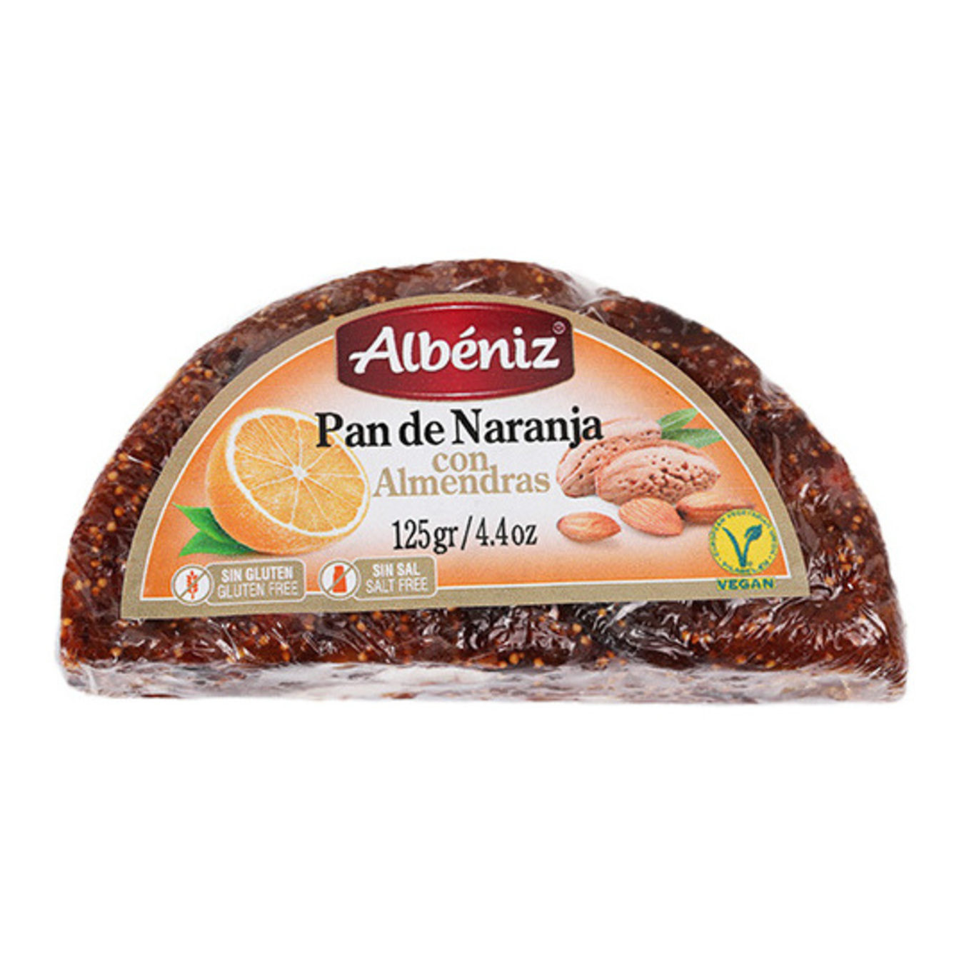 Хліб Albeniz Інжирно-мигдальний іспанський без глютену та солі 125г
