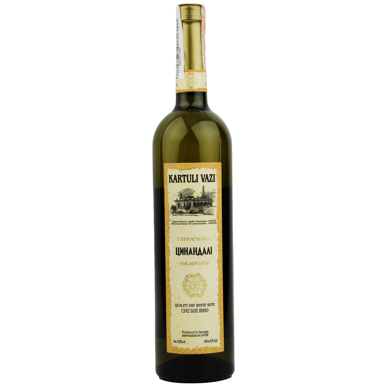 Kartuli Vazi Tsinandali Wine white dry 12% 0,75l