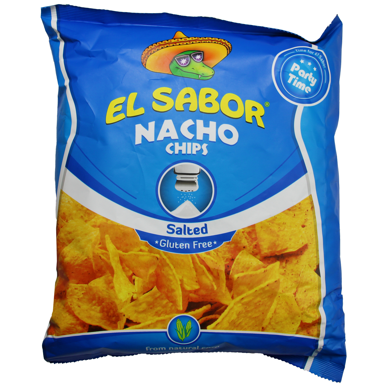 El Sabor Nacho Chips with Salt 225g