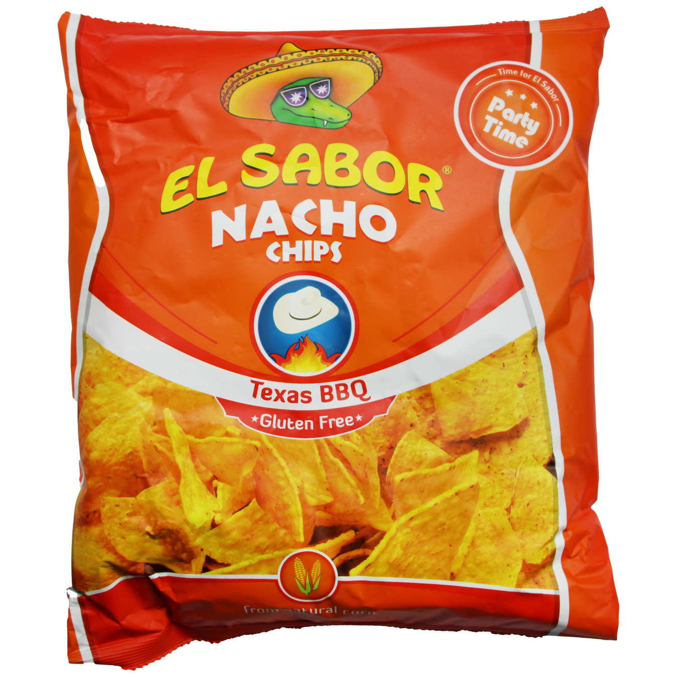 El Sabor Nacho Chips with Barbecue Flavor 225g