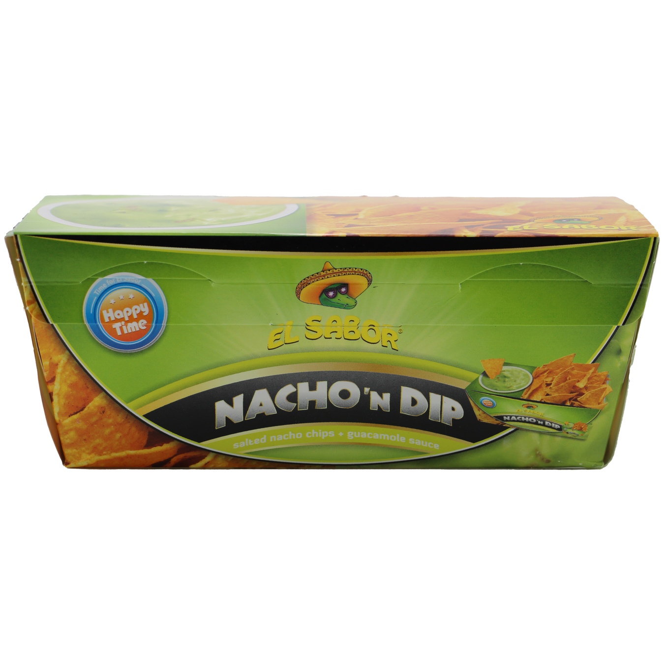 EL Sabor Nacho Cips + Guacamole Sauce Set 175g