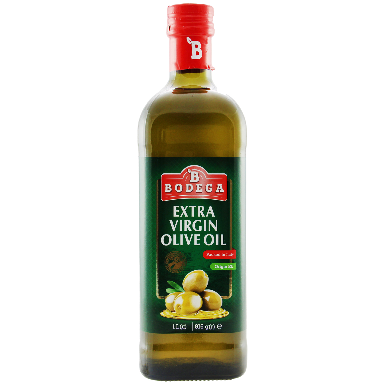 Bodega Extra Virgin Unrefined Olive Oil 1l glass