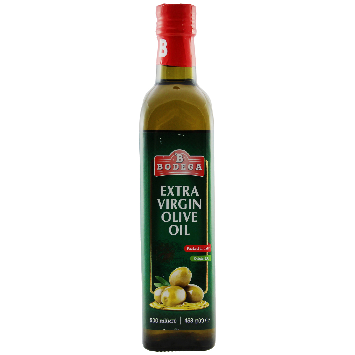 Олія оливкова Bodega Extra Virgin нерафінована 500мл с/п