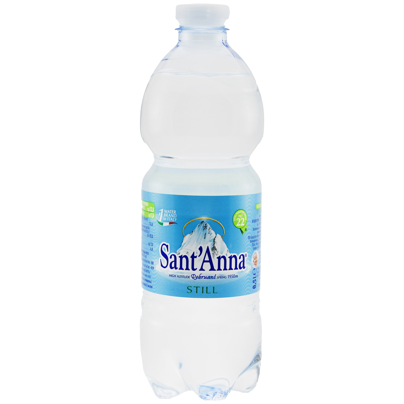 Вода мінеральна Sant'Anna негазована 0.5л