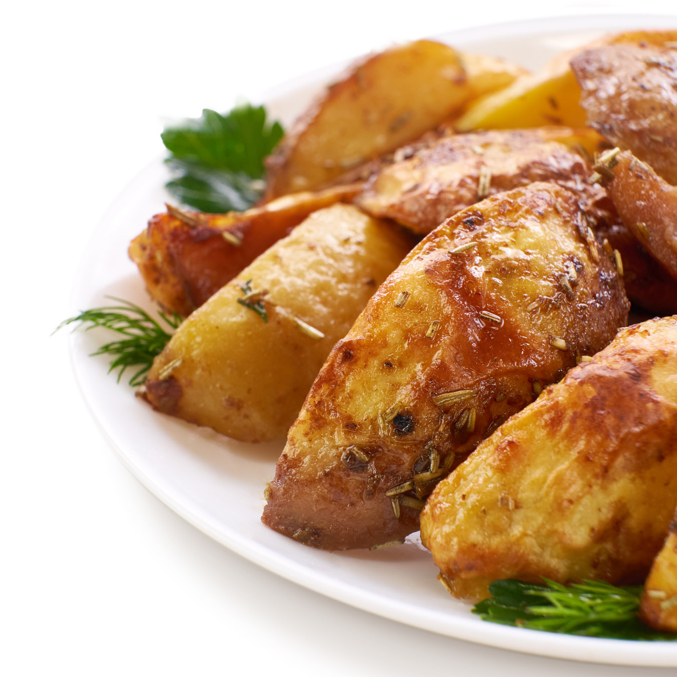 Potatoes baked with rosemary 