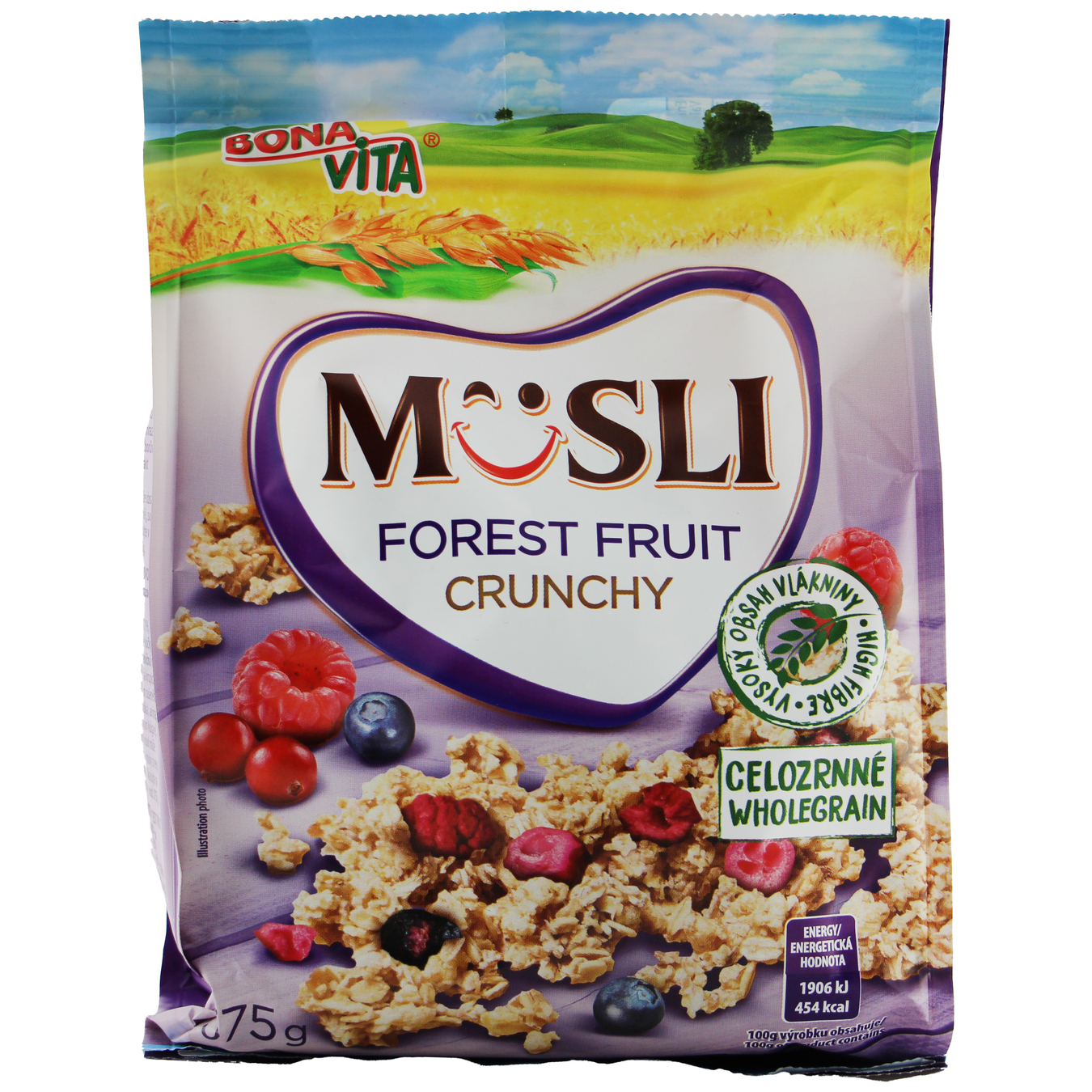 Мюсли Bona Vita с лесными фруктами 375г
