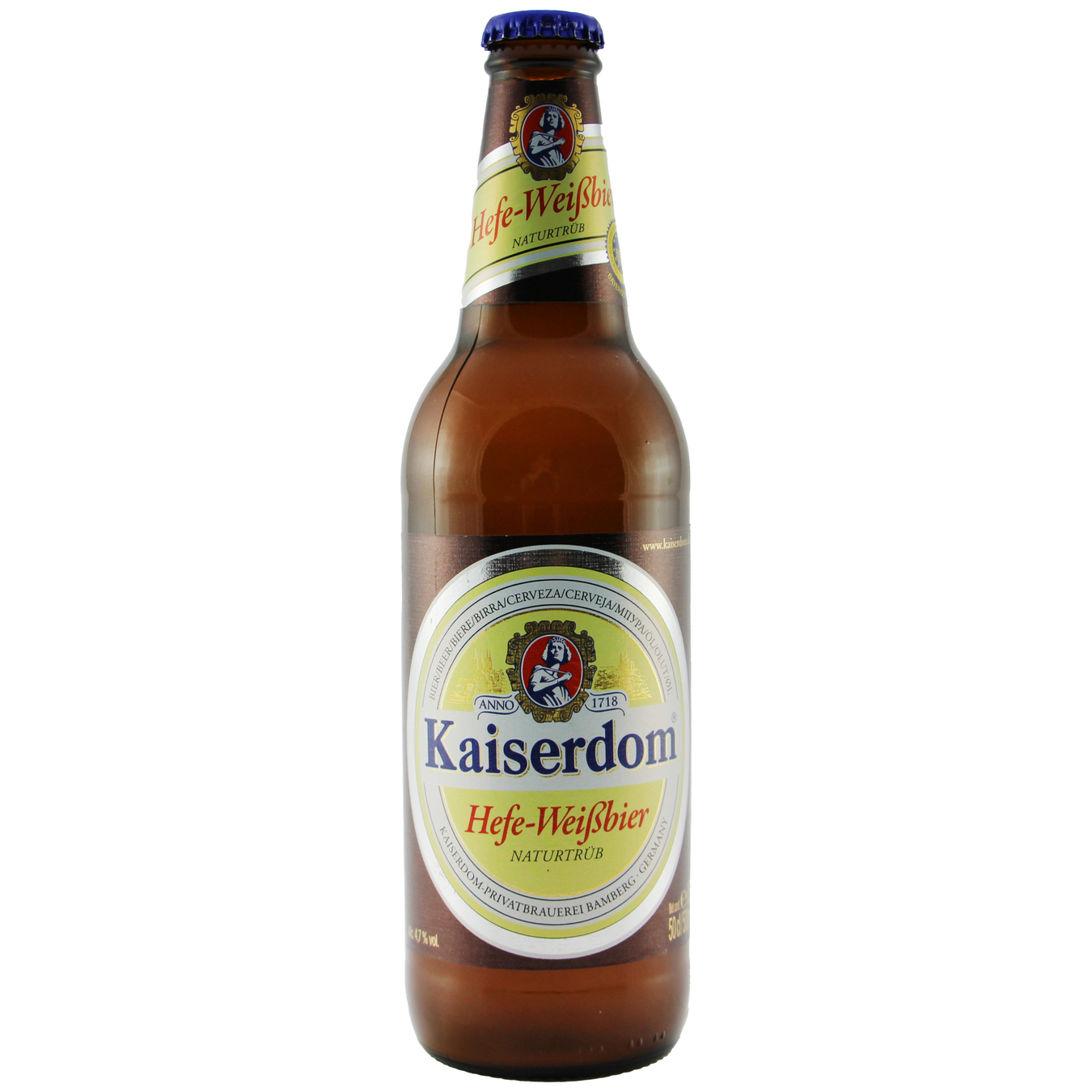 Пиво Kaiserdom Hefe-Wei?bier світле нефільтроване 4,7 % 0,5л