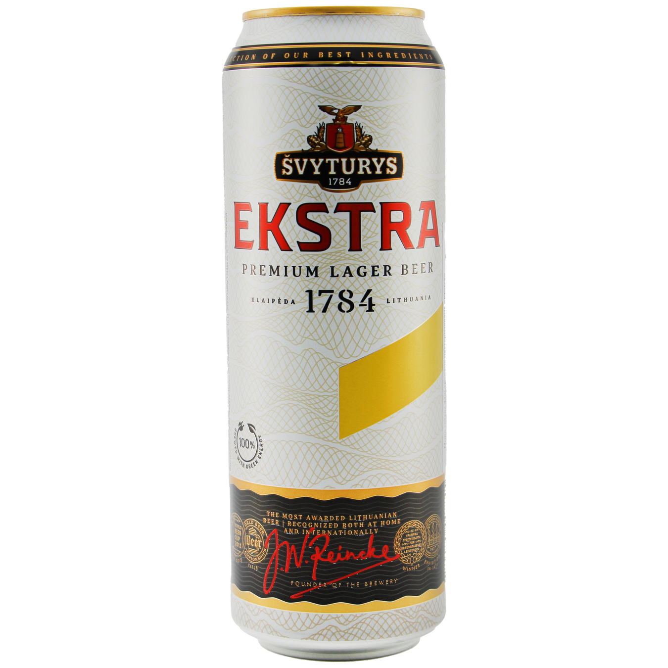 Пиво Svyturys Ekstra светлое 5,2% 0,568л