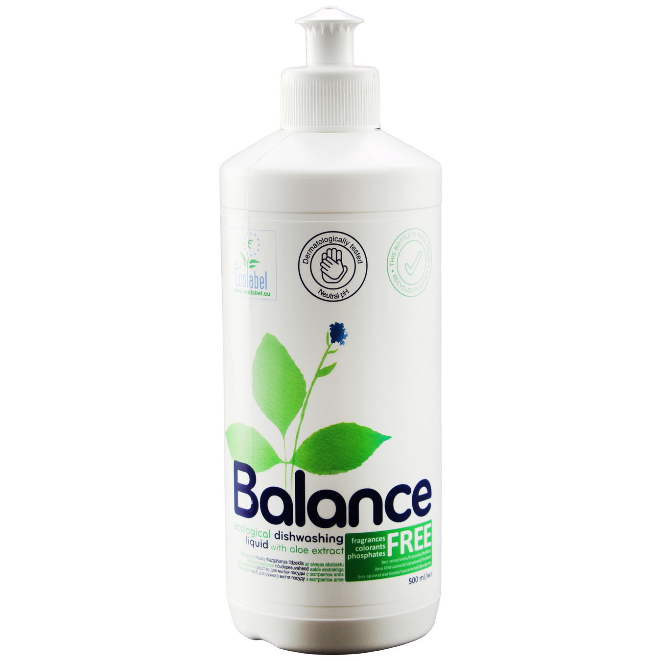 Balance Dishwashing Liquid with Aloe Extract 500ml