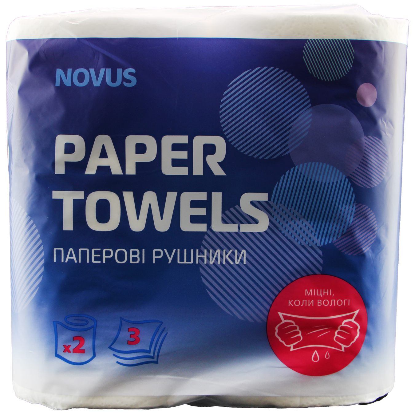 Novus 3-Ply Paper Towels 2 Rolls