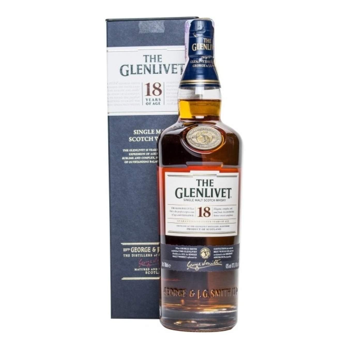Виски The Glenlivet 18 лет 43% 0,7л