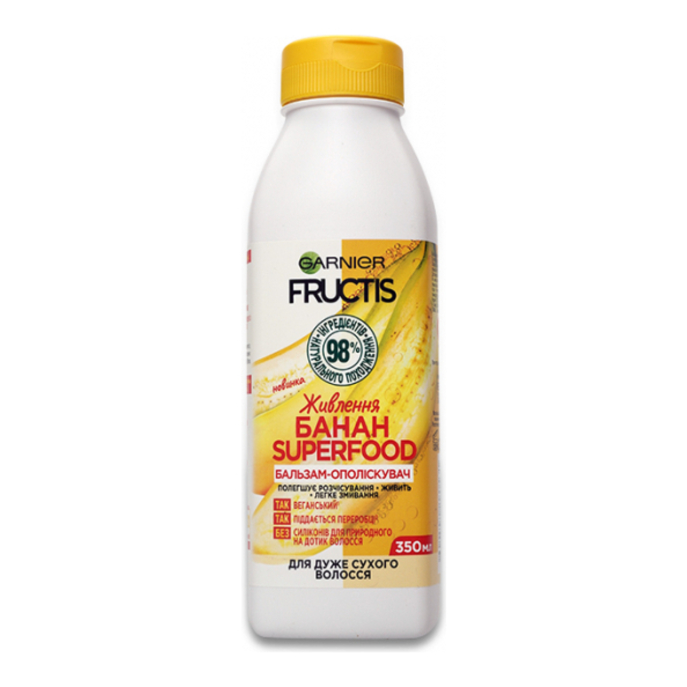 Garnier Fructis Banana Superfood Nourishing For Dry Hair Balsam-Conditioner 350ml