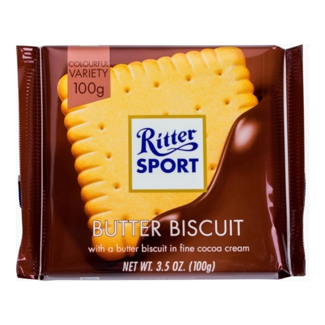 Шоколад Ritter Sport начинка з вершкового печива 100г