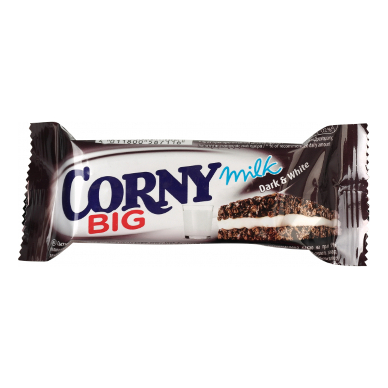 Corny With Cocoa And Milk-Creamy Filling Cereal Bar 40g