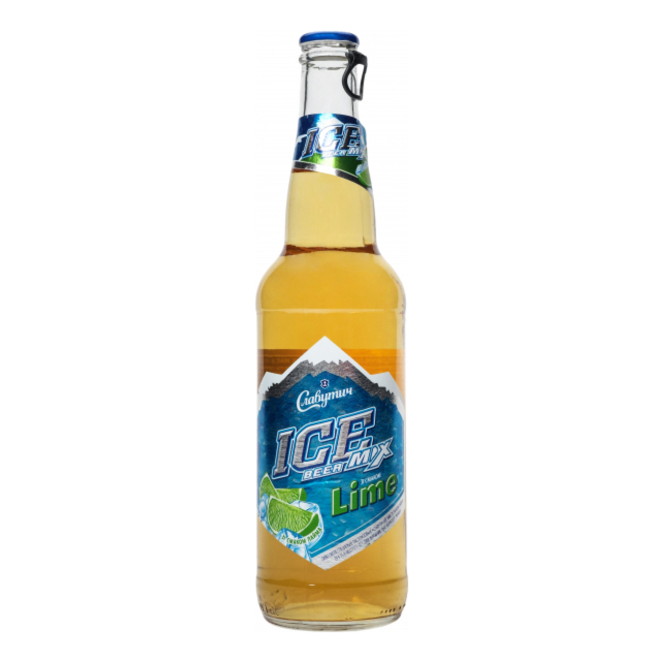 Пиво Славутич Ice Mix світле зі смаком Лайма 3.5% 0.5л