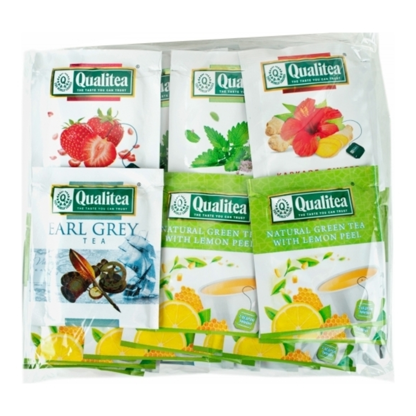 Чай Qualitea фруктове асорті 50шт 2г