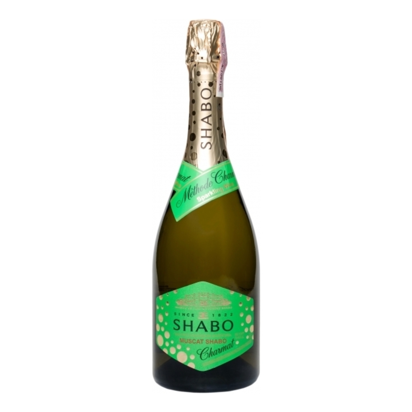 Вино ігристе Shabo Gold Muscat біле напівсолодке 10,5-13,5% 0,75л