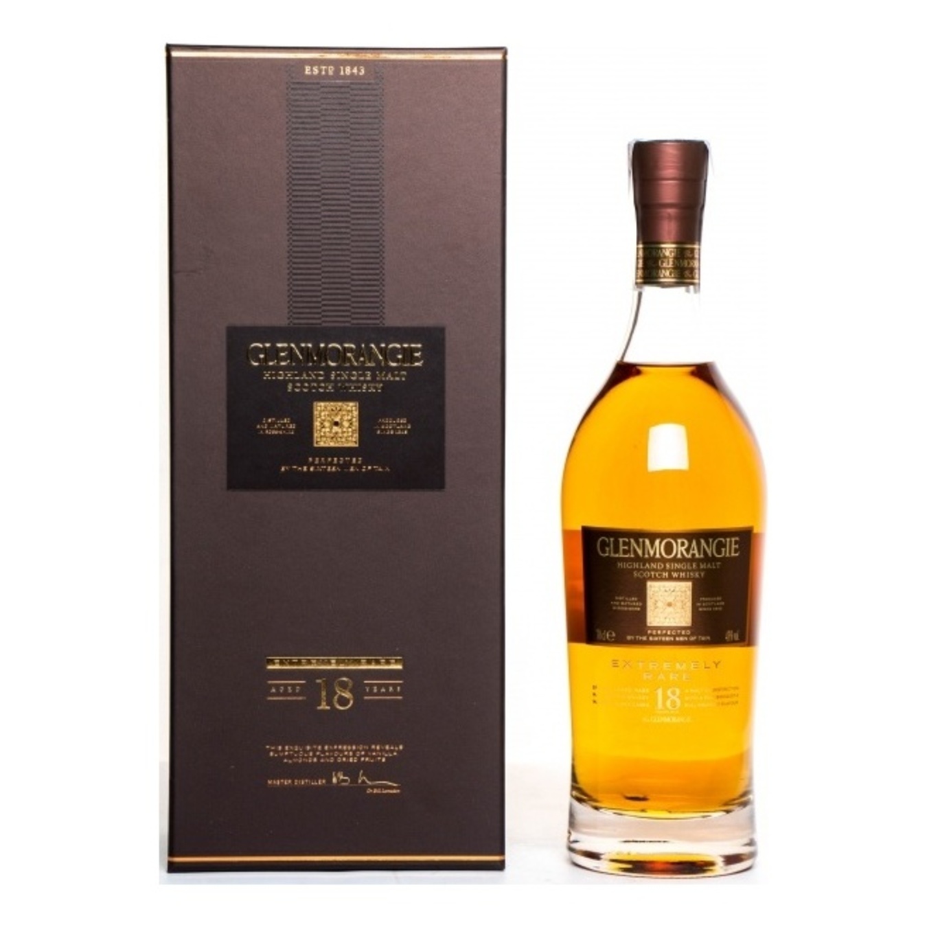 Glenmorangie Whiskey 18 Years 43% 0,7l Cardboard Packaging