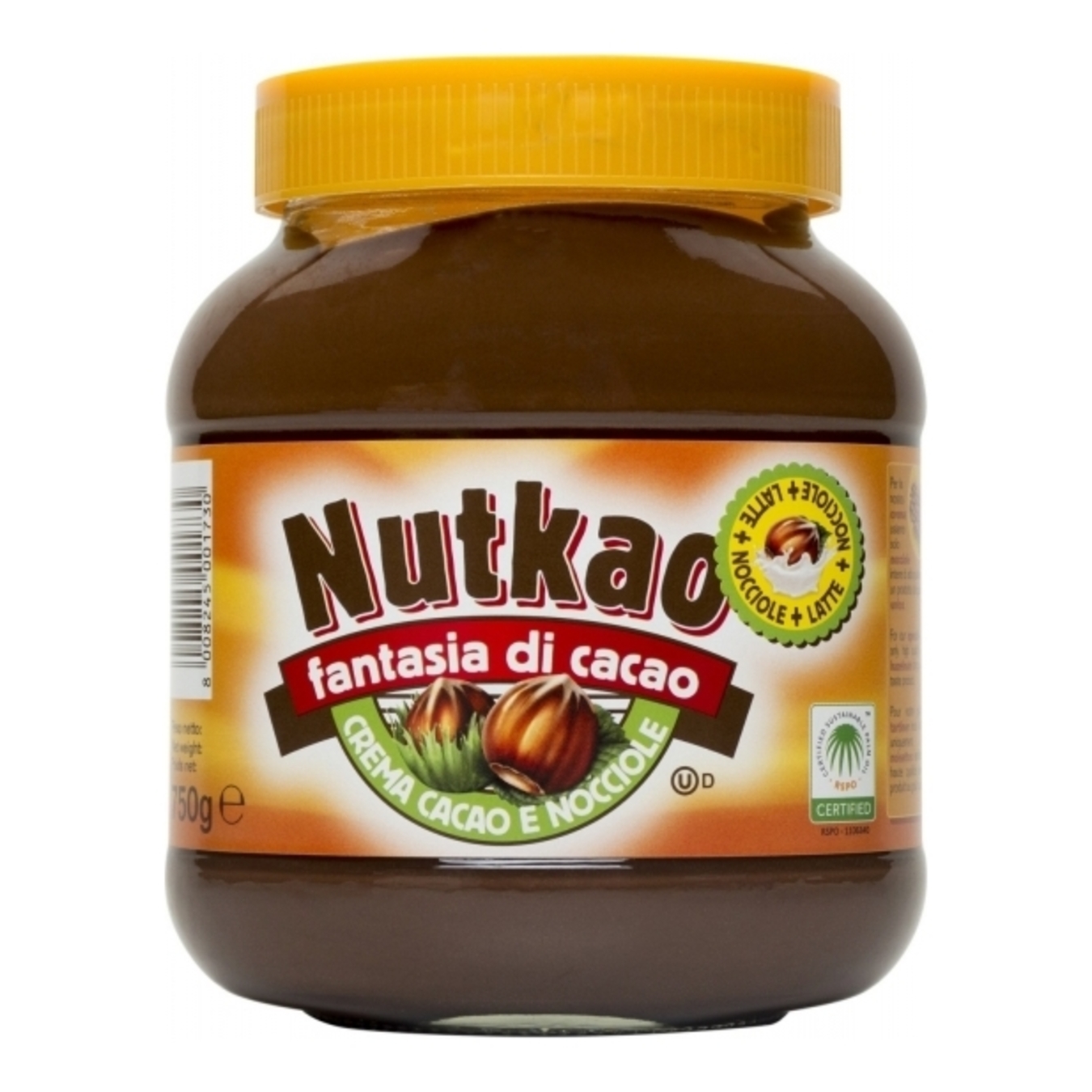 Паста ореховая Nutkao с какао 750г