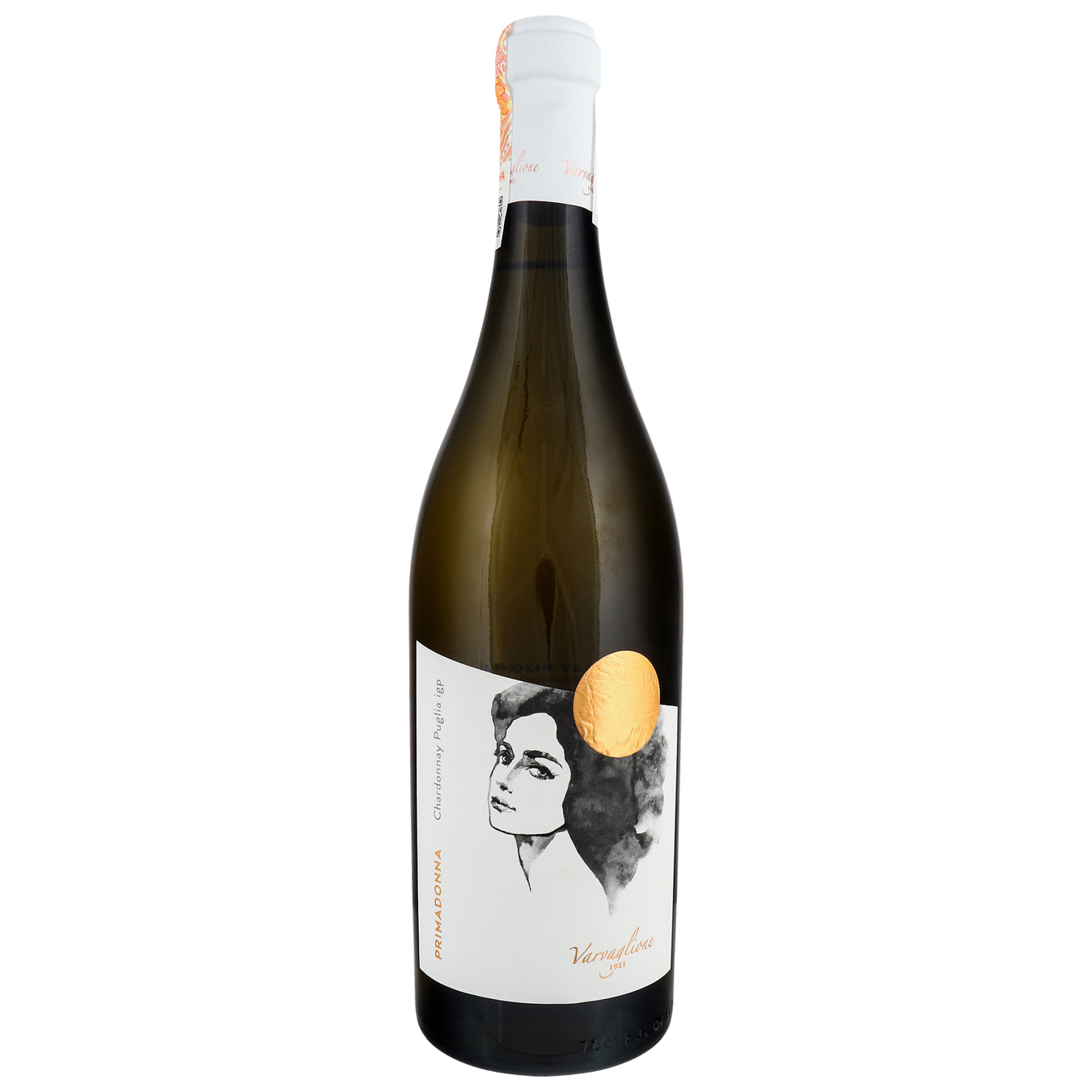 Вино Primadonna Chardonnay di Puglia IGP белое полусухое 13,5% 0,75л