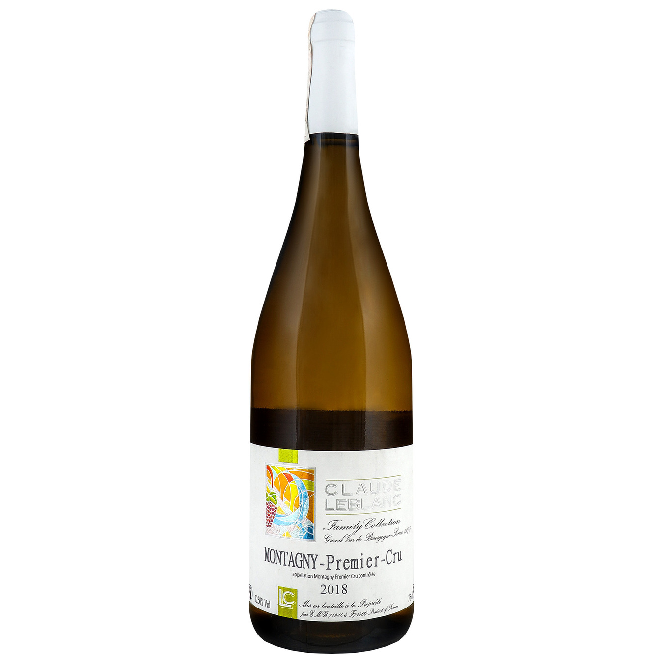 Вино Claude Leblanc Premier Cru Montagny AOC белое сухое 12,5% 0,75л