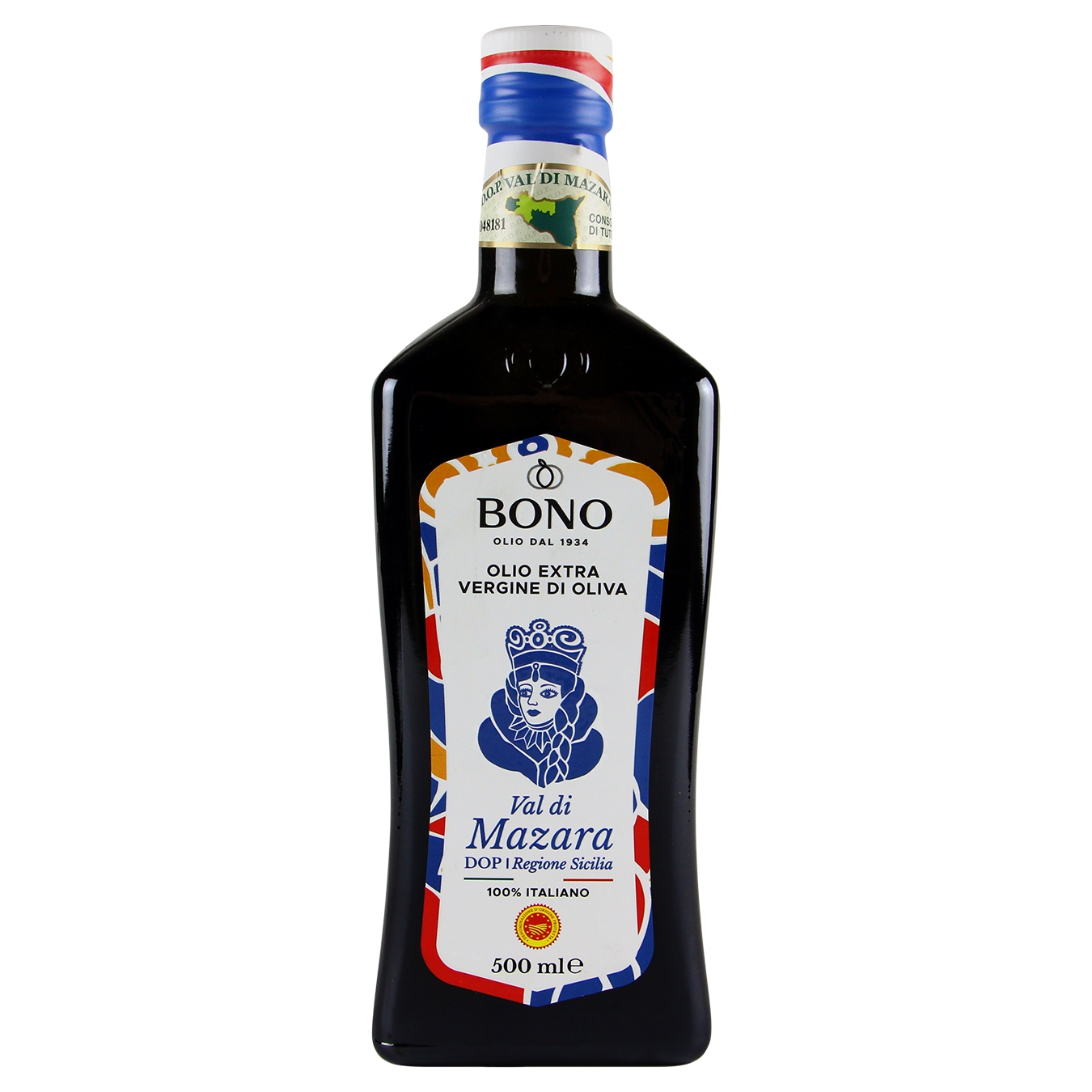 BONO Val di Mazara Extra Virgin Olive Oil 500ml glass