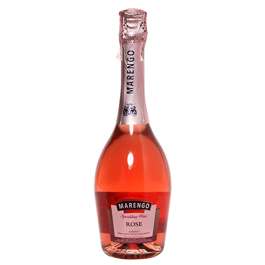 Вино ігристе Marengo Rose рожеве напівсолодке 13,5% 0,75л