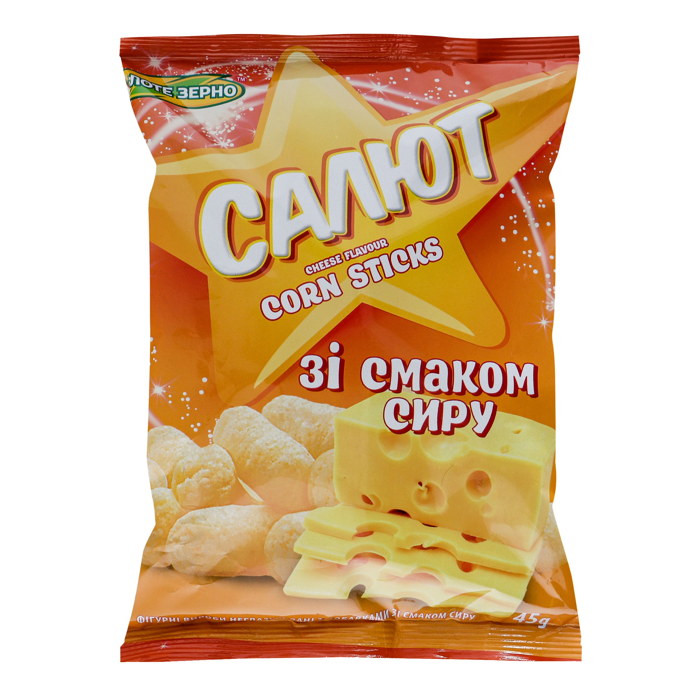Figured Snacks Zolote Zerno Salute with Cheese 45g