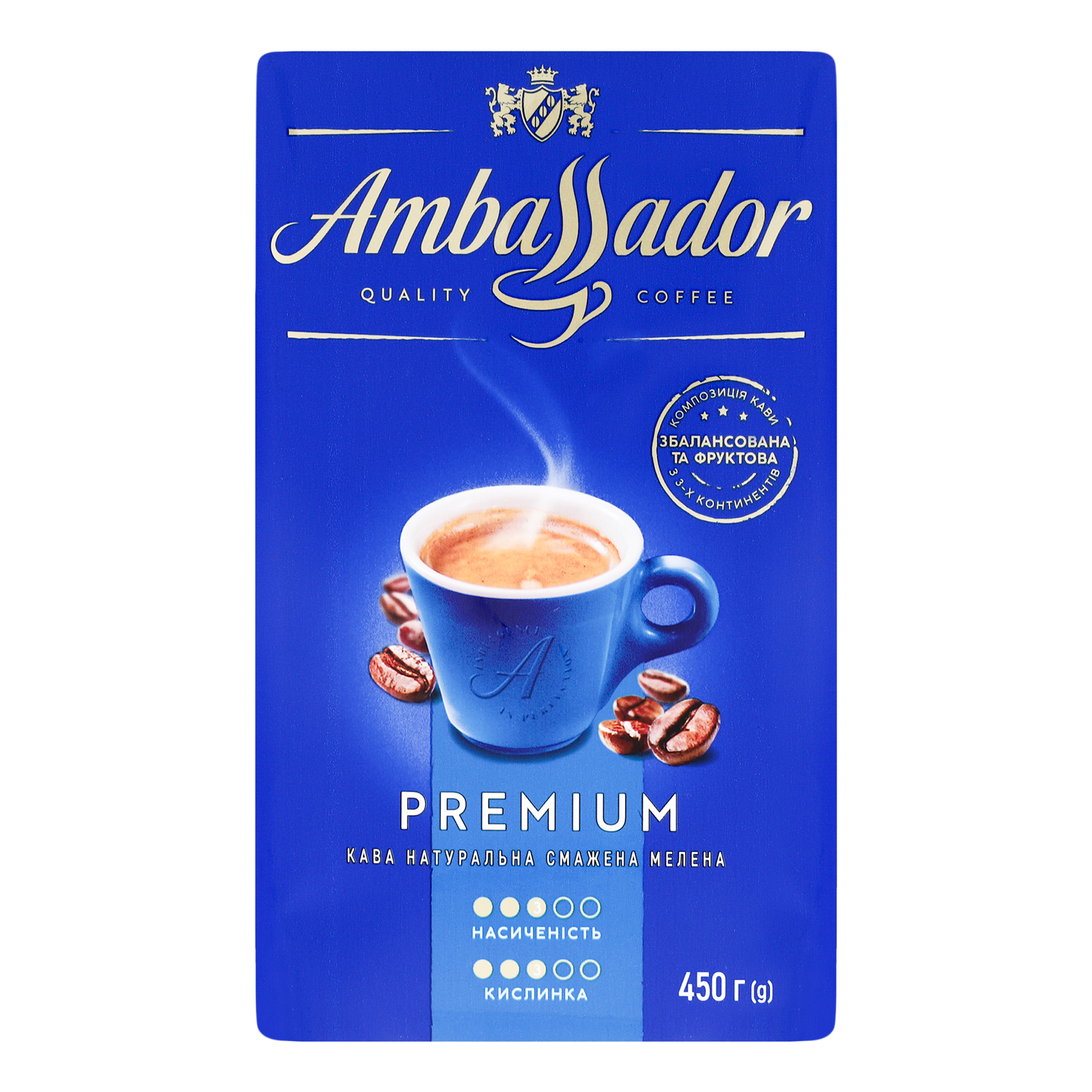 Ambassador Coffee Premium ground 450g