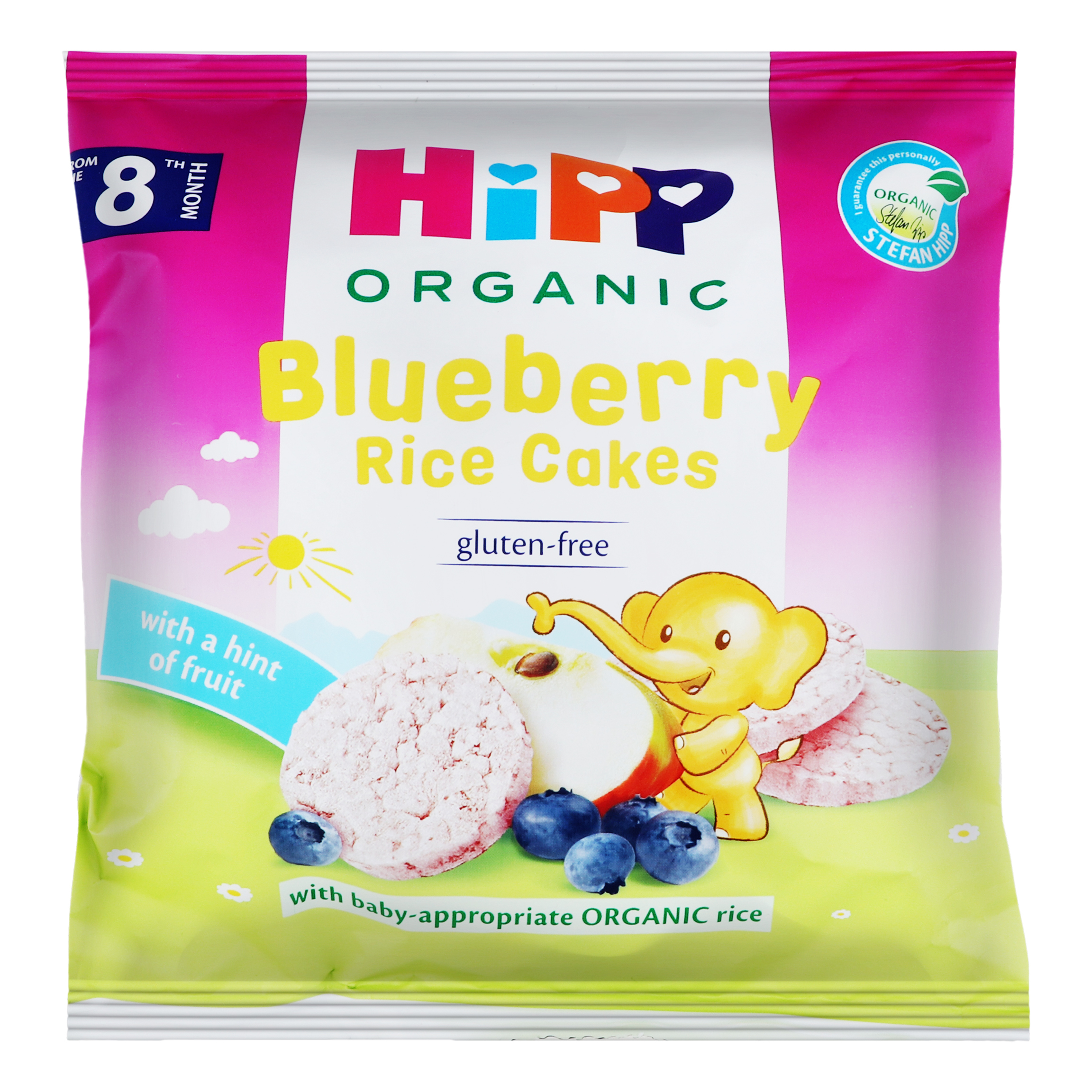 HiPP Organic Rice Breads with Blueberries and Apples 30g