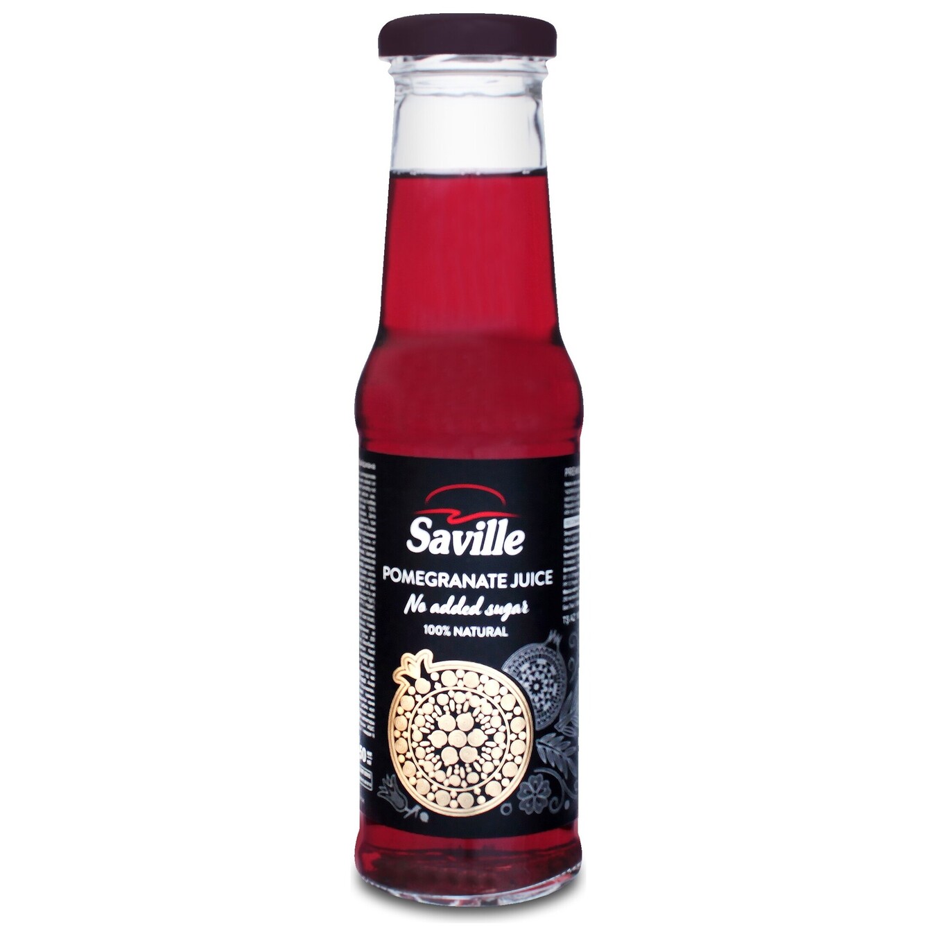 Saville pomegranate juice 100% without sugar 0,250 ml