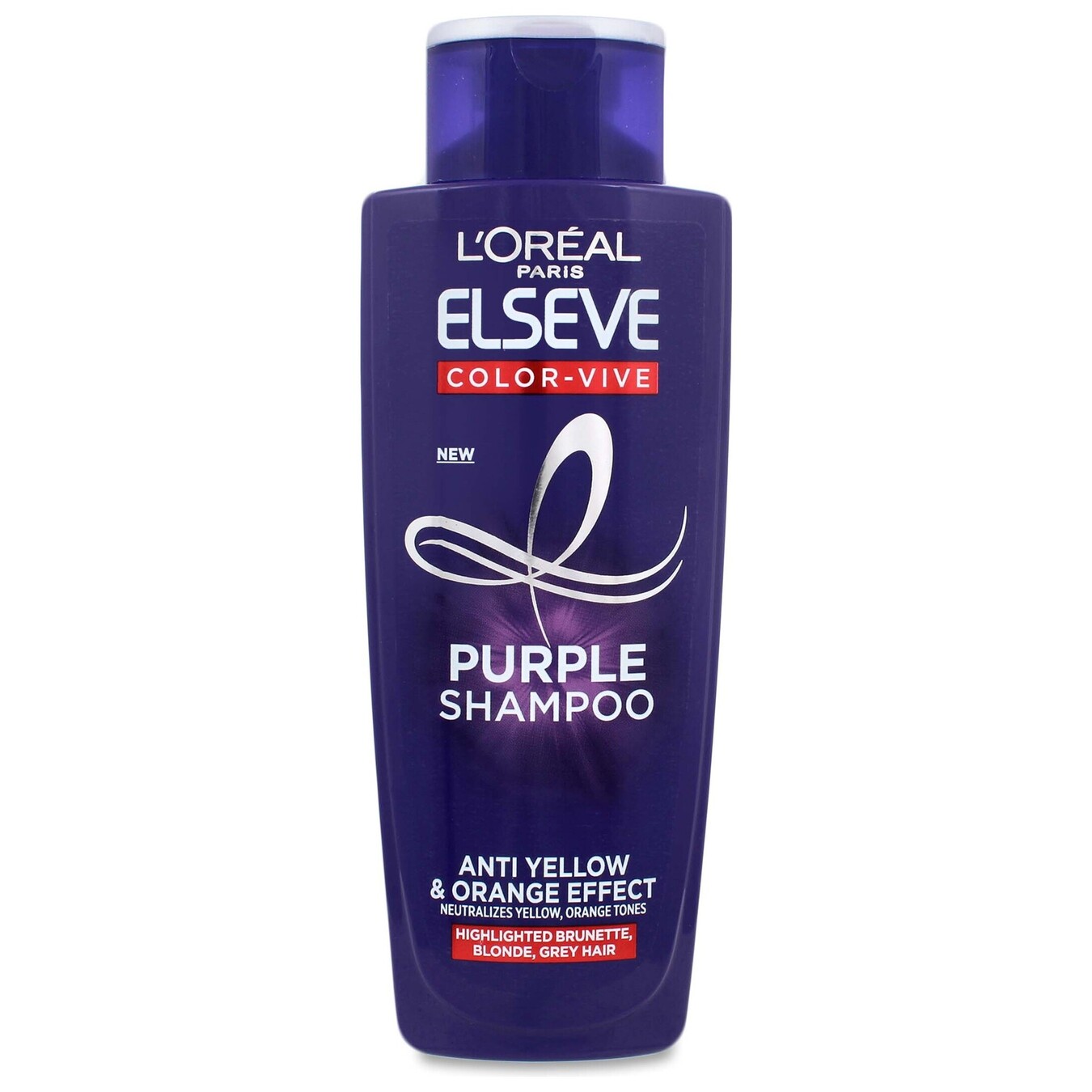 Elseve Color Vive Purple toning shampoo for lightened and highlighted hair 200ml