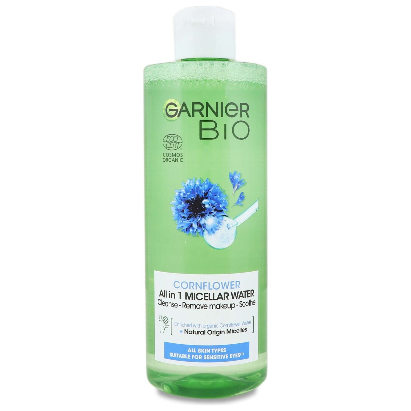 Вода міцелярна Garnier Skin Naturals Біо для очищення обличчя 400мл