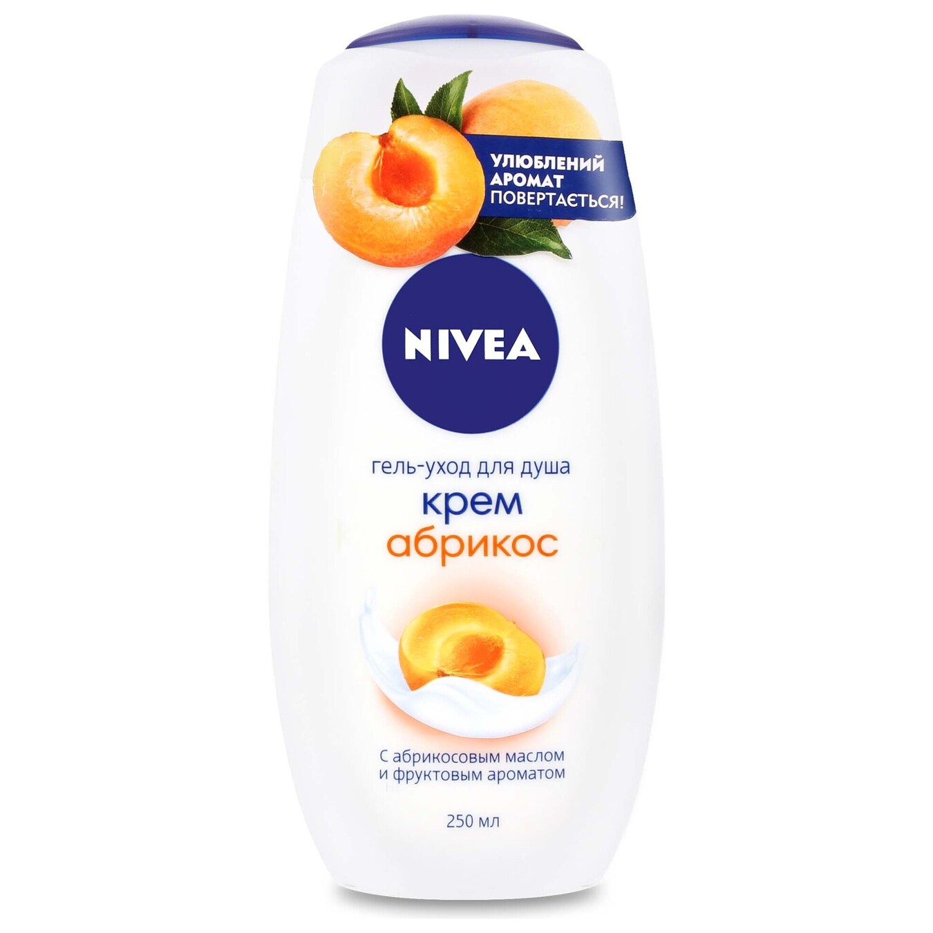 Nivea Shower gel Milk Apricot 250 ml