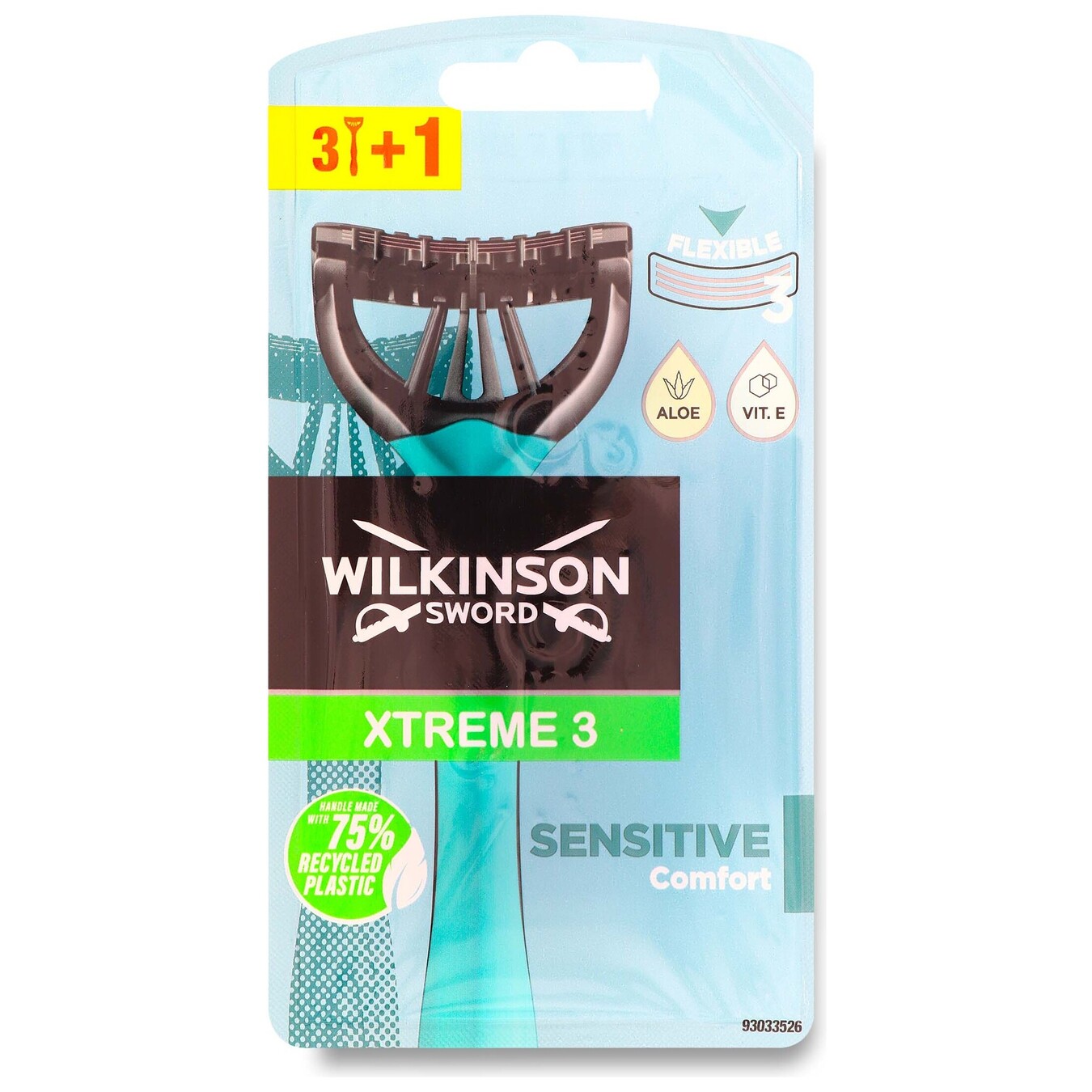 Razor WS Xtreme3 Sensitive 3+1 pcs