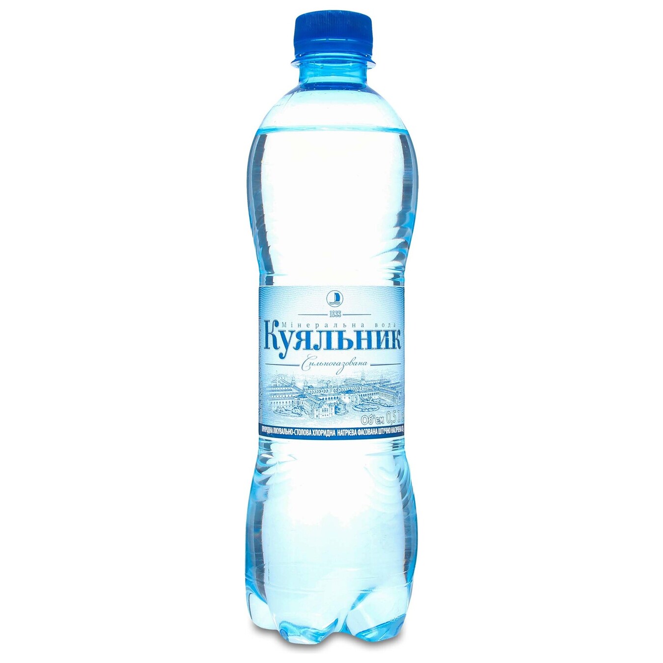 Highly carbonated mineral water Kuyalnyk 0.5 l