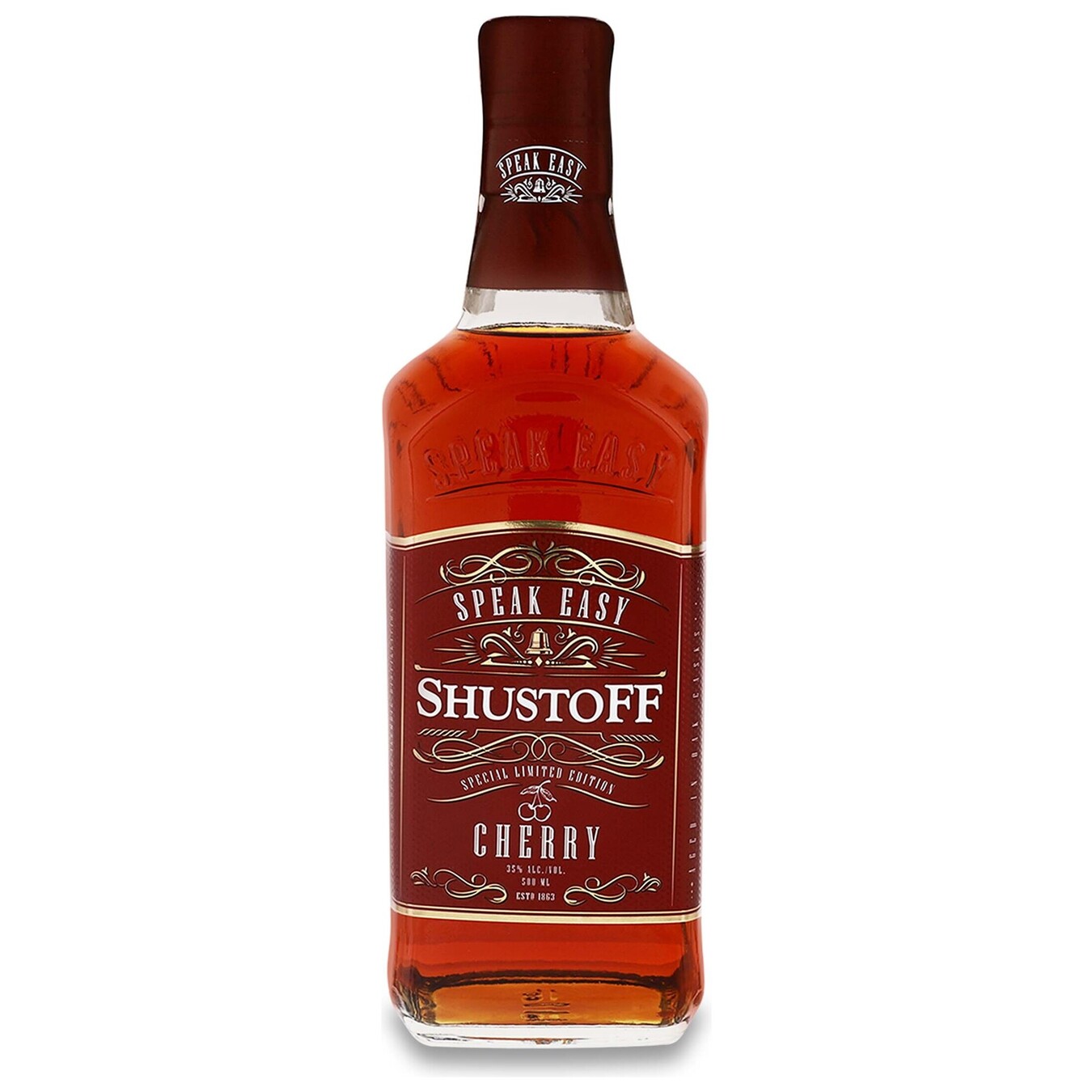 Alcoholic drink Shustov Speak Easy Cherry 35% 0.5 l
