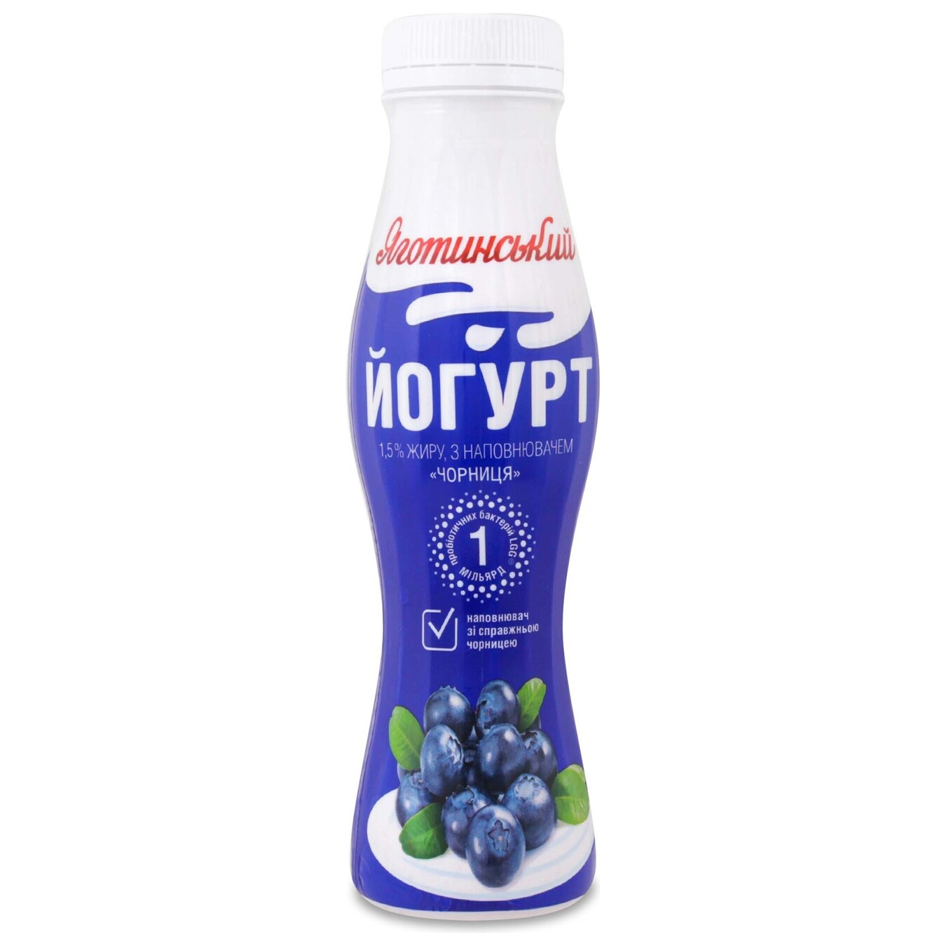 Yagotyn drinking blueberry yogurt 1.5% 270g